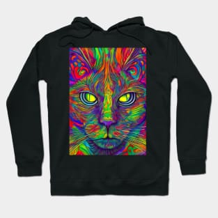 trippy cat 6 Hoodie